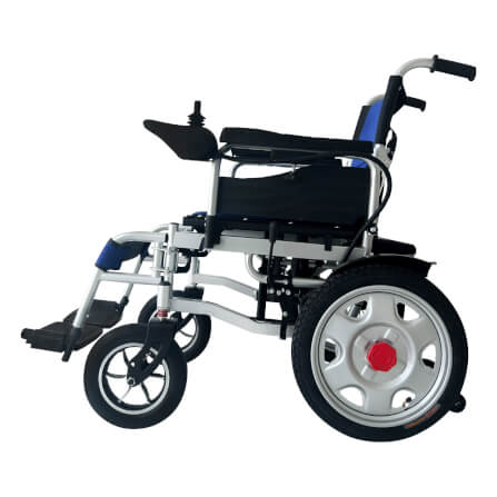 รถเข็นวีลแชร์ไฟฟ้า MIKI THAILAND JD-L07 สีน้ำเงิน_1